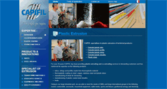 Desktop Screenshot of capifil-extrusion-plastique.fr